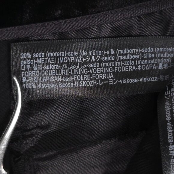 NWT MASSIMO DUTTI Women SILK MULBERRY Blend Velvet Trousers 5093/692/800 Size 8 - Picture 13 of 16